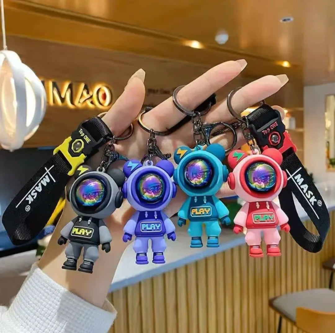 Astronaut Space Keychain