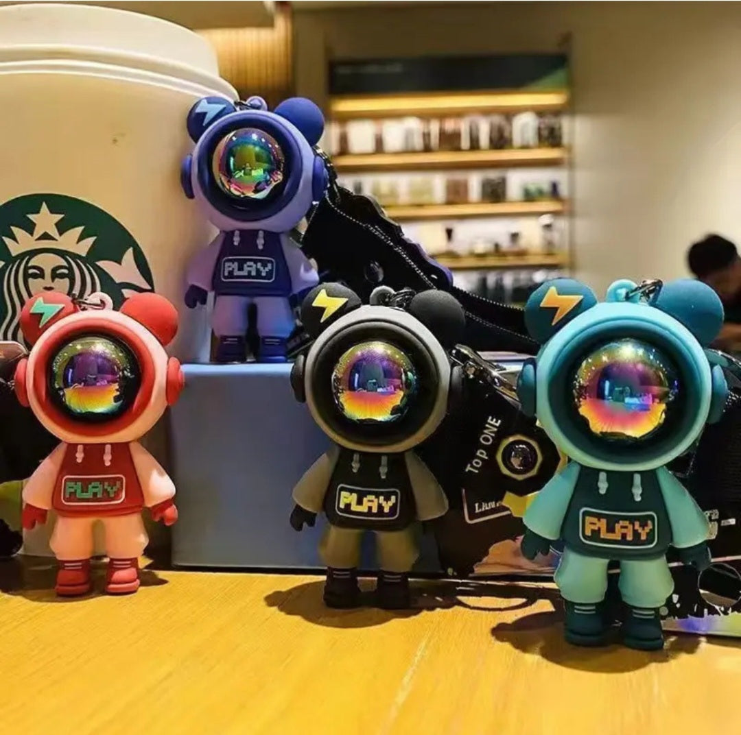 Astronaut Space Keychain